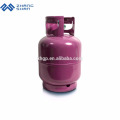 Cylindre à gaz LPG composite à haute pression Nigeria 5 kg avec soupape et tête de brûleur